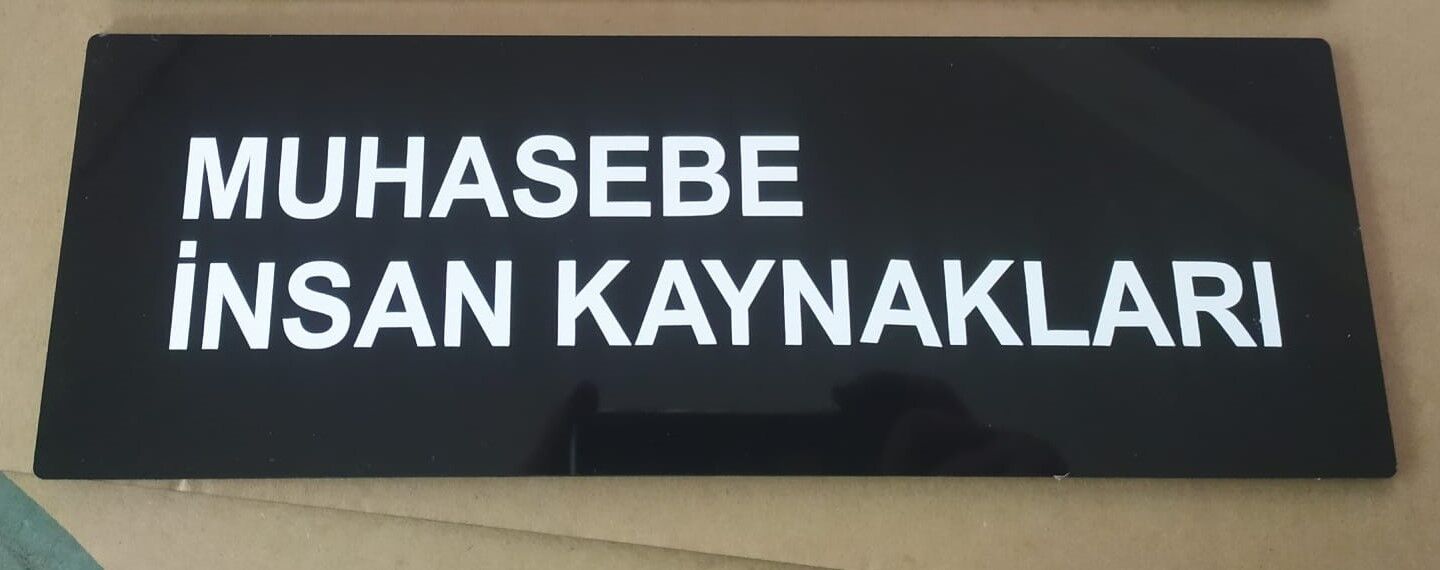 Pleksi Ofis İsimlikleri